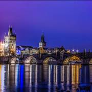 Charles Bridge At Night