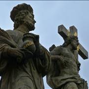 Charles Bridge Statue Crucifix